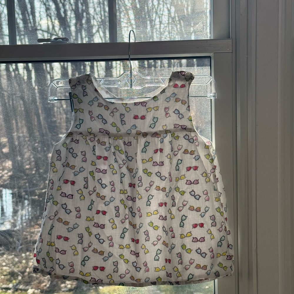 GAP kids Colorful Sunglasses Print Girls Top Blouse Cotton Medium 8-9
